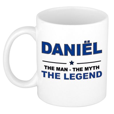 Daniel The man, The myth the legend cadeau koffie mok / thee beker 300 ml Daniel The man, The myth the legend cadeau koffie mok / thee beker 300 ml