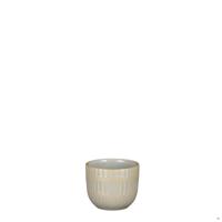 Sara pot rond oker mat h6xd7,5 cm - Mica decorations