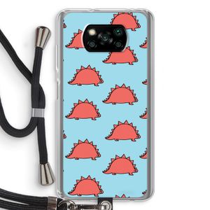 Dinosawrr: Xiaomi Poco X3 NFC Transparant Hoesje met koord