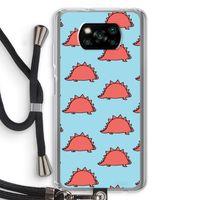 Dinosawrr: Xiaomi Poco X3 NFC Transparant Hoesje met koord Dinosawrr: Xiaomi Poco X3 NFC Transparant Hoesje met koord