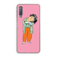 Visknuffel: Samsung Galaxy A7 (2018) Transparant Hoesje