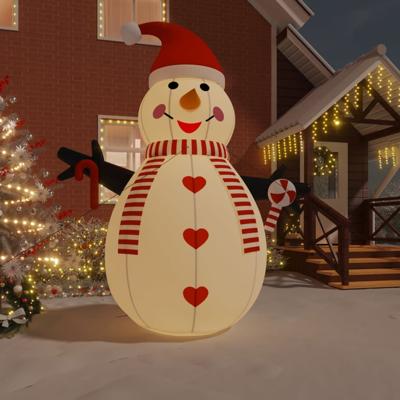 VidaXL Sneeuwpop opblaasbaar met led&apos;s 460 cm
