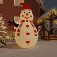 VidaXL Sneeuwpop opblaasbaar met led&apos;s 460 cm