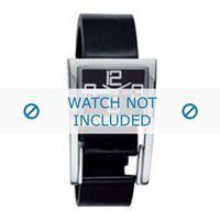 Horlogeband Dolce & Gabbana 3719251215 Leder Zwart 18mm - thumbnail