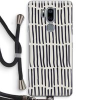 Moroccan stripes: LG G7 Thinq Transparant Hoesje met koord