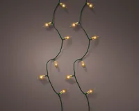 Led stringlight l1190cm grn/kl.warm