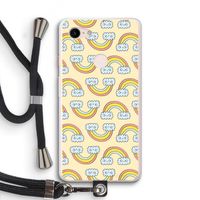 Regenboog: Pixel 3 XL Transparant Hoesje met koord