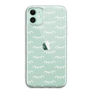 Wimpers: iPhone 11 Transparant Hoesje