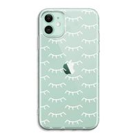 Wimpers: iPhone 11 Transparant Hoesje