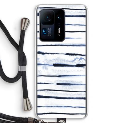 Ink Stripes: Xiaomi Mi Mix 4 Transparant Hoesje met koord