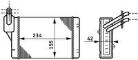 Kachelradiateur, interieurverwarming AH71000S