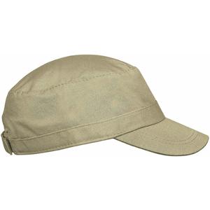 Kariban baseballcap Cuba - volwassenen - beige - army style - katoen - verstelbaar