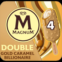 Magnum IJs Double Gold Caramel Billionaire 4 stuks 4 x 85ml bij Jumbo