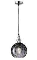 Fischer & Honsel Glazen hanglamp Uller met smoke glas 69566