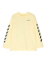 Off-White Kids t-shirt à logo imprimé - Jaune