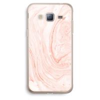 Peach bath: Samsung Galaxy J3 (2016) Transparant Hoesje - thumbnail
