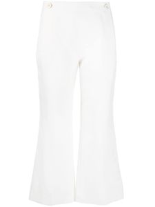 Chloé pantalon court à taille haute - Blanc