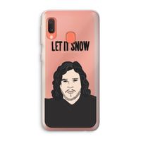 Let It Snow: Samsung Galaxy A20e Transparant Hoesje Let It Snow: Samsung Galaxy A20e Transparant Hoesje