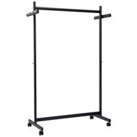 Maul Staande kapstok 9424190 MAULsamba Aantal haken: 10 (b x h x d) 115.5 x 172.5 x 50.8 cm Metaal Zwart 1 stuk(s)