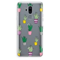 Sanseveria: LG G7 Thinq Transparant Hoesje Sanseveria: LG G7 Thinq Transparant Hoesje