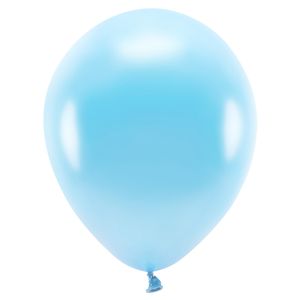 200x Lichtblauwe ballonnen 26 cm eco/biologisch afbreekbaar