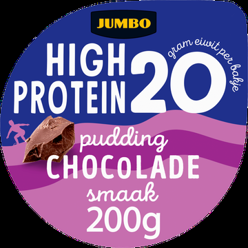 Jumbo High Protein Pudding Chocoladesmaak 200 g