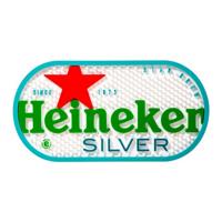Heineken - Barmat Silver (23cm x 16.5cm)