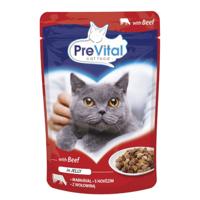 PREVITAL Beef in jelly - nat kattenvoer - 100g
