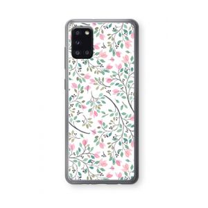 Sierlijke bloemen: Samsung Galaxy A31 Transparant Hoesje