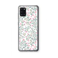 Sierlijke bloemen: Samsung Galaxy A31 Transparant Hoesje