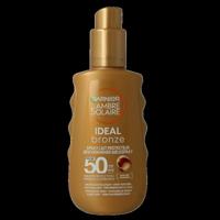 Ambre Solaire Melkspray ideal bronze SPF50 150 Milliliter