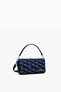 Handtas met Desigual-logo - BLUE - U