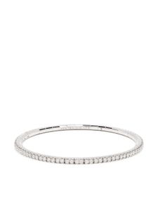 Roberto Demeglio bracelet jonc en or blanc 18ct serti de diamants - Argent