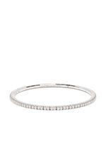 Roberto Demeglio bracelet jonc en or blanc 18ct serti de diamants - Argent