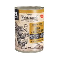 WIEJSKA ZAGRODA Kittens Kalkoen met kip - nat kattenvoer - 400g