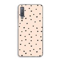Kleine kattenkopjes: Samsung Galaxy A7 (2018) Transparant Hoesje