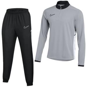 Nike Academy 25 Trainingspak 1/4-Zip Kids Grijs Zwart Wit