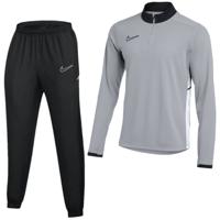 Nike Academy 25 Trainingspak 1/4-Zip Kids Grijs Zwart Wit