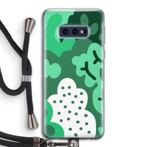 Bushes: Samsung Galaxy S10e Transparant Hoesje met koord