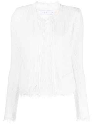 IRO veste Shavani à franges - Blanc