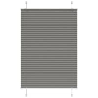 VidaXL Plissé rolgordijn 95x150 cm stofbreedte 94,4 cm antraciet