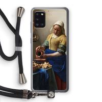 The Milkmaid: Samsung Galaxy A31 Transparant Hoesje met koord