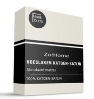 Hoeslaken Satinado - Katoen-Satijn - 90x210 cm - - Zo!Home - Dekbed-Discounter.nl