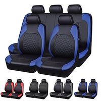 4PCS / 9 stuks Hoes Voor Autostoel voor Volledige set Waterbestendig Ergonomisch Ontwerp antislip voor Personenwagen / SUV / Truck Lightinthebox