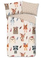 Good Morning Dekbedovertrek "dieren" - Multi - (140x200 cm) - Katoen
