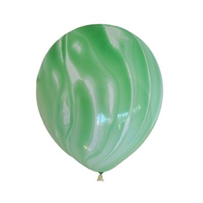 Marmer Ballonnen - Groen (10 stuks / 30 CM)