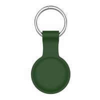 Lunso - Houder met sleutelhanger - Apple Airtags - Army Groen