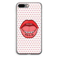 Yolo Denise: iPhone 8 Plus Transparant Hoesje