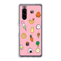 Happy bento friends: Sony Xperia 5 Transparant Hoesje
