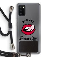 Badass Babes Club: Samsung Galaxy A41 Transparant Hoesje met koord